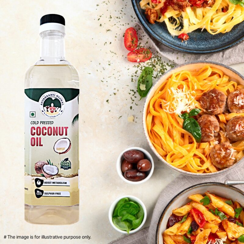 Cold Pressed Coconut Oil - 1L,3L,5L | Helps in Lowering Cholestrol & Improves Heart Health | Perfect blend of Health, Taste & Aroma - Image 3