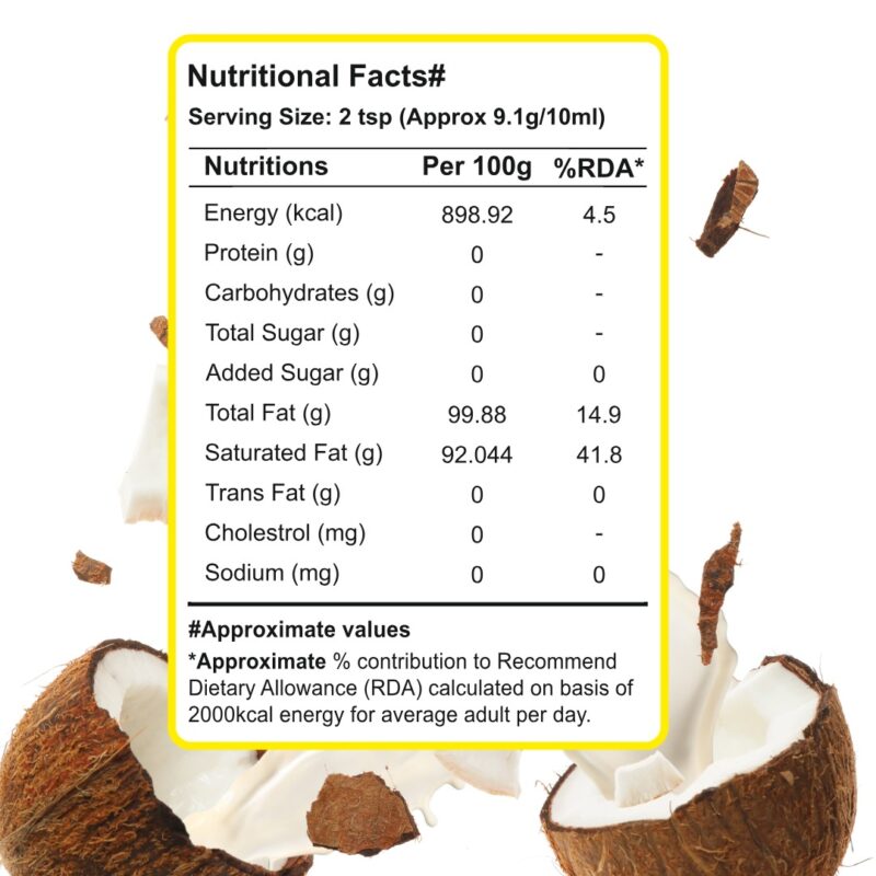 Cold Pressed Coconut Oil - 1L,3L,5L | Helps in Lowering Cholestrol & Improves Heart Health | Perfect blend of Health, Taste & Aroma - Image 5
